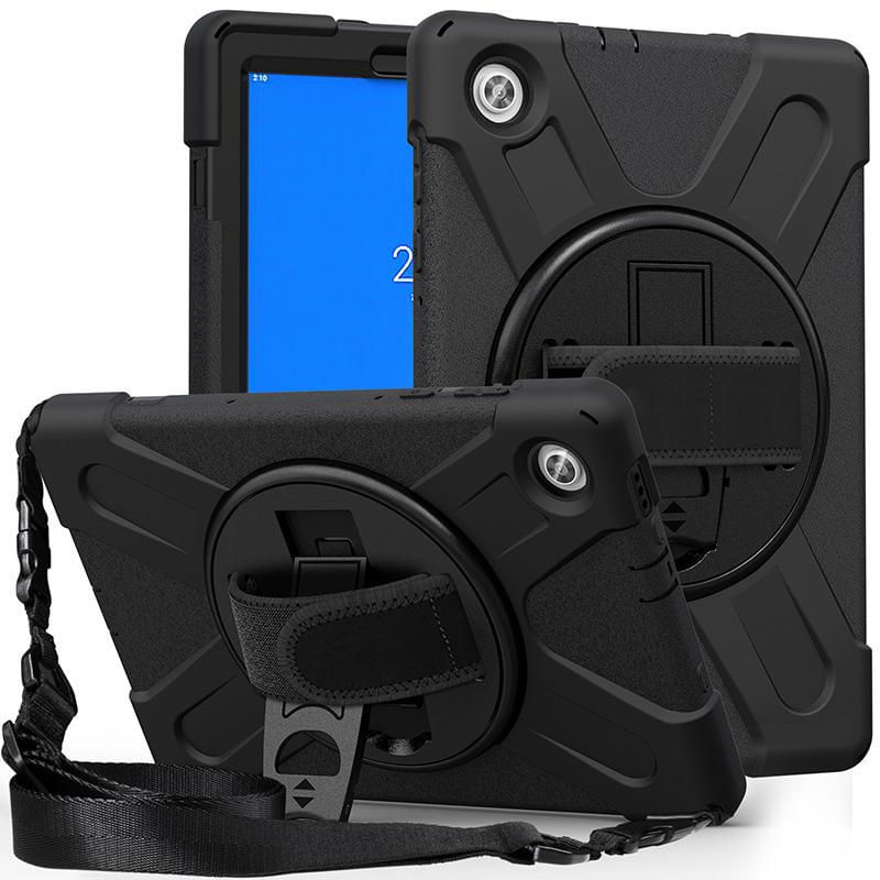 ESTUFF ES681900-BULK custodia per tablet 25,6 cm [10.1] Cover Nero (AUSTIN Defender Case Lenovo - TAB M10 HD 2nd Gen [TB eSTUFF ES681900-BULK custodia