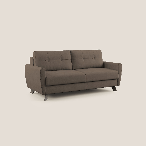Divano letto in tessuto 188 cm (mat. 140x197) carta da zucchero