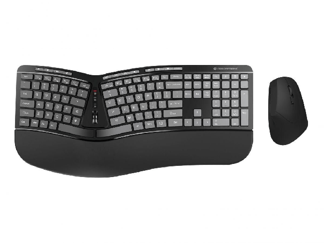 Conceptronic ORAZIO02US tastiera Mouse incluso Ufficio RF Wireless QWERTY Inglese US Nero