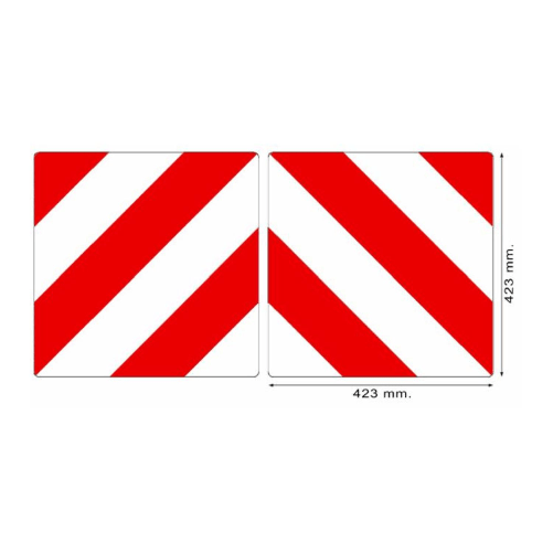 Kit pannello dx-sx 423x423mm omologazione Francia e Germania