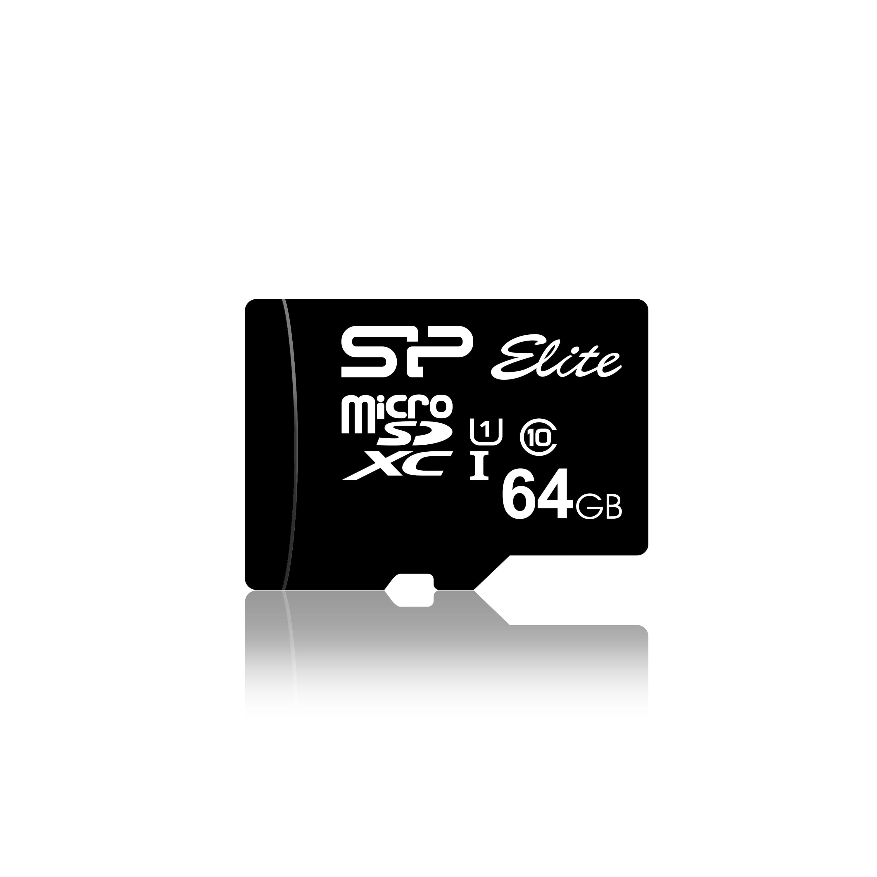 Silicon Power Computer & Communicat Silicon Power Ellite 64 GB MicroSDXC UHS-I Classe 10 Silicon Power Ellite 64 GB MicroSDXC UHS-I Classe 10