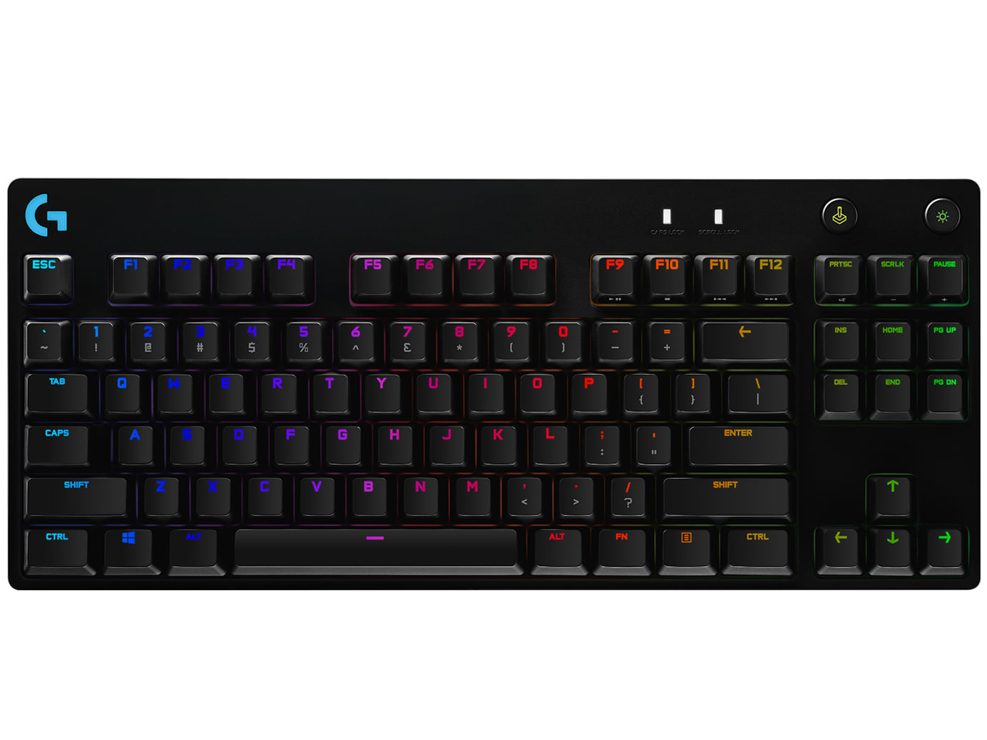 Logitech G PRO Gaming Keyboard tastiera USB Danese, Finlandese, Norvegese, Svedese Nero (G PRO Mechanical Gaming - Keybo Logitech G Pro Gaming tastier
