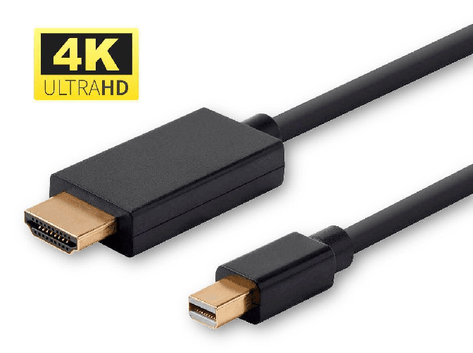 Microconnect MDPHDMI3B-4K cavo e adattatore video 3 m Mini DisplayPort HDMI tipo A [Standard] Nero (4K Mini Displayport Microconnect MDPHDMI3B-4K cavo