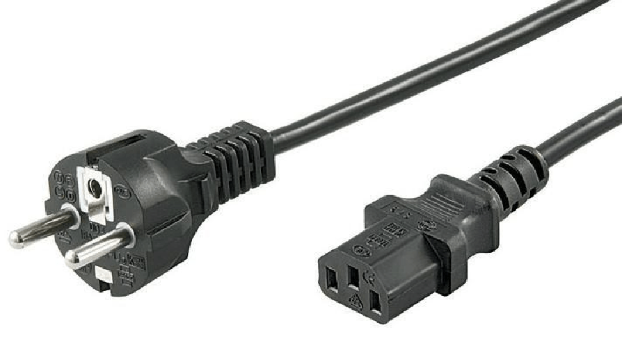 Microconnect PE020430 cavo di alimentazione Nero 3 m CEE7/7 Accoppiatore C13