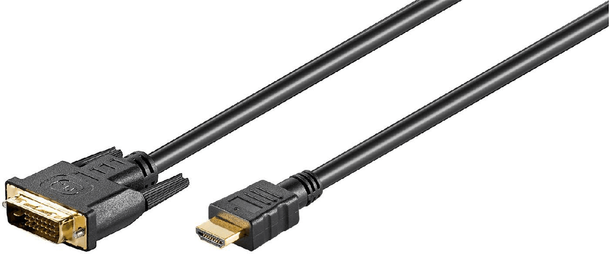 Microconnect HDM192413 cavo e adattatore video 3 m DVI-D HDMI tipo A [Standard] Nero (HDMI 19 - DVI-D M-M Cable 3m - HDM Microconnect HDM192413 cavo e