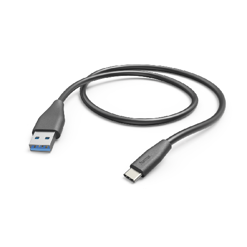 Hama USB-A to USB-C Quick Charging Cable, USB 2.0, 1.5 Metre, Black Hama 00201595 cavo USB USB 2.0 1,5 m USB A USB C Nero