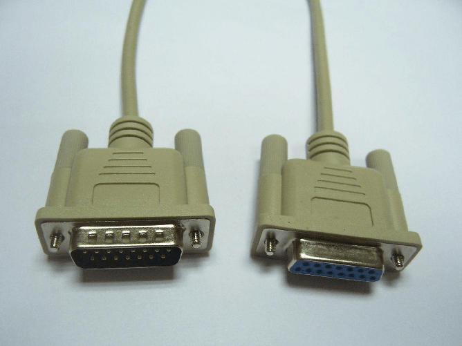 Microconnect SCSE15GF2 cavo VGA 2 m VGA (D-Sub) Beige