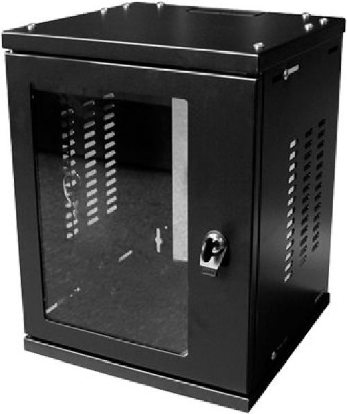 LogiLink W06Z33B - Schwarz - Wandverteiler - 20 kg - 31,2 cm - 30 cm - 23,5 cm (W06Z33B) LogiLink W06Z33B rack 4U Da parete Nero