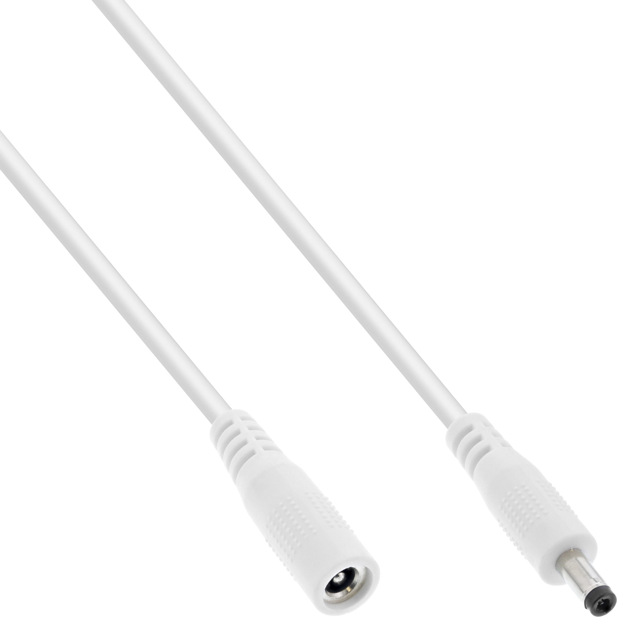 InLine Cavo di prolunga DC, maschio/femmina 4,0x1,7mm, AWG24, bianco, 1m