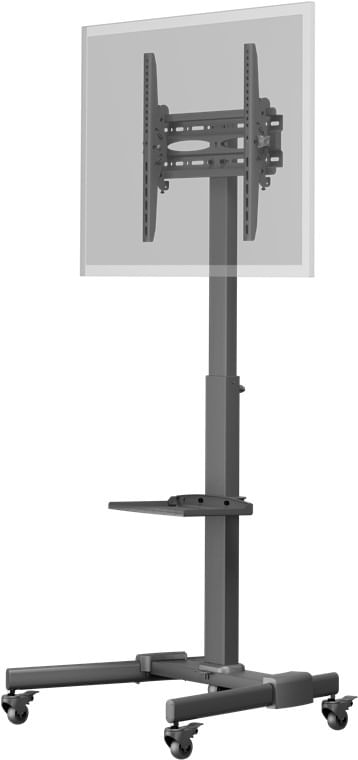 Goobay Supporto per presentazioni TV Basic (taglia L), nero - per TV o monitor tra 37 e 70 pollici (94-1 Goobay Supporto per presentazioni TV Basic (