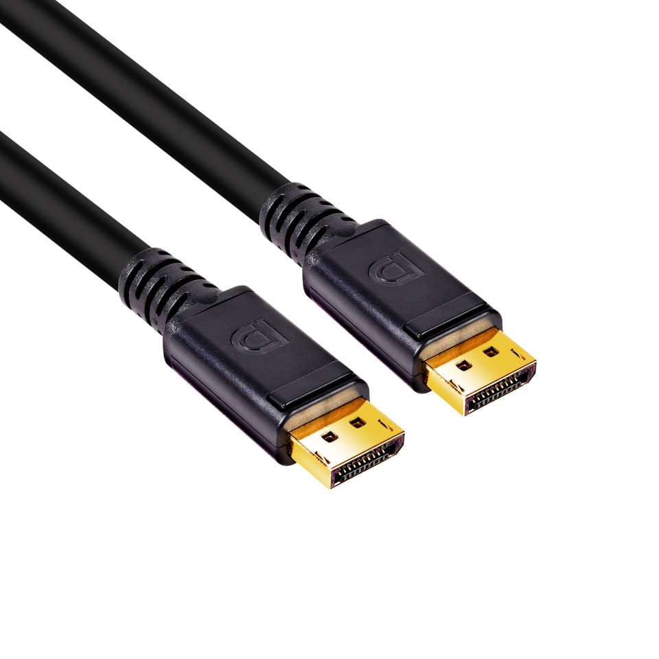 CLUB3D DISPLAYPORT 1.4 HBR3 CABLE MALE / MALE 4 METERS/13.12FT.8K @60HZ 24AWG - BLACK CONNECTOR CLUB3D DisplayPort 1.4 HBR3 8K Cable M/M 4m /13.12f