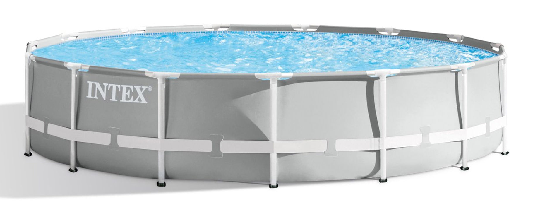 Intex 26724 Piscina Prisma Frame 457X107 Cm Con Pompa Filtro Scaletta Doppia Telo Base E Copertura Intex 26724NP piscina fuori terra Piscina con bordi