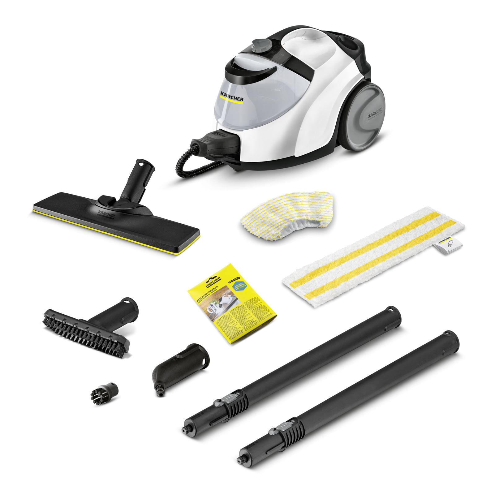Karcher Kärcher SC 5 EasyFix IRON PLUG Pulitore a vapore cilindrico 1,5 L 2250 W Nero, Bianco Kärcher SC 5 EasyFix IRON PLUG Pulitore a vapore cilindr