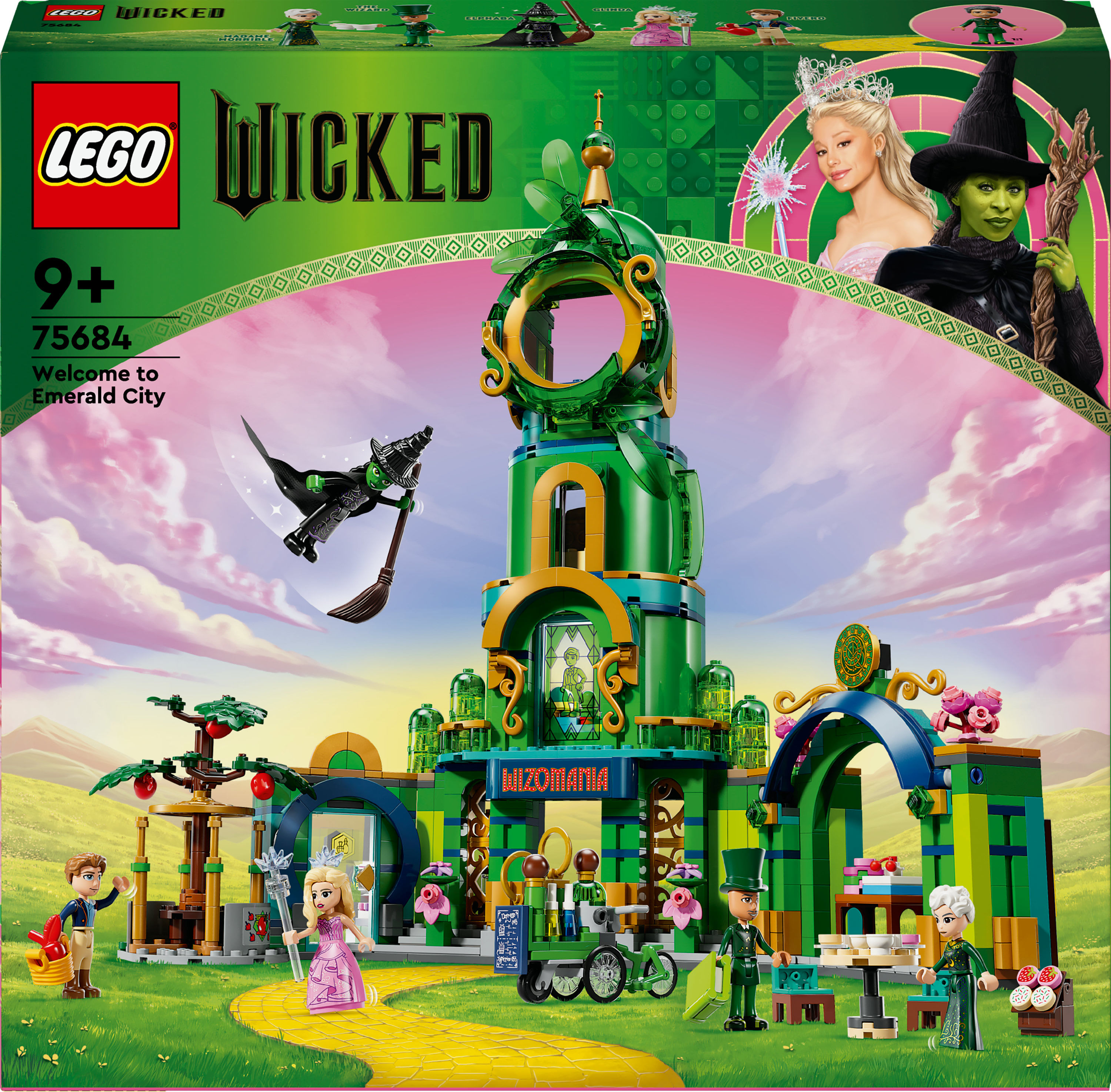 Lego Set di Costruzioni Lego Wicked 75684 Welcome to Emerald City 945 Pezzi LEGO Benvenuti nella Città di Smeraldo