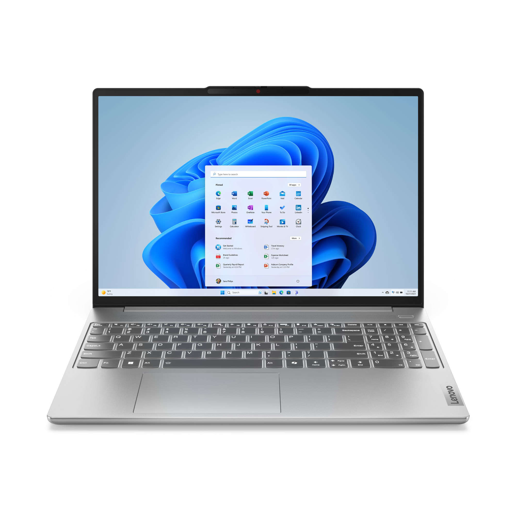 Lenovo IdeaPad Slim 5 15IRU9 Intel Core 7 Computer portatile 38,9 cm (15.3") WUXGA 16 GB LPDDR5x-SDRAM 1 TB SSD Wi-Fi 6E (802.11ax) Windows 11 Home Gr