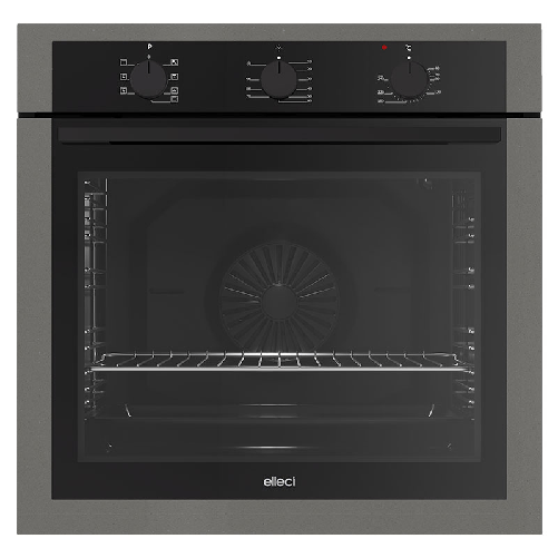 Elleci Forni da incasso Plano Granitek 73 Grigio Titanium FMSP60273NS