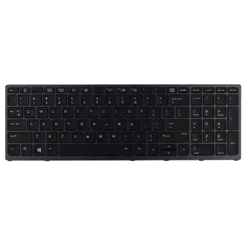 HP Backlit keyboard assembly (Germany) Tastiera