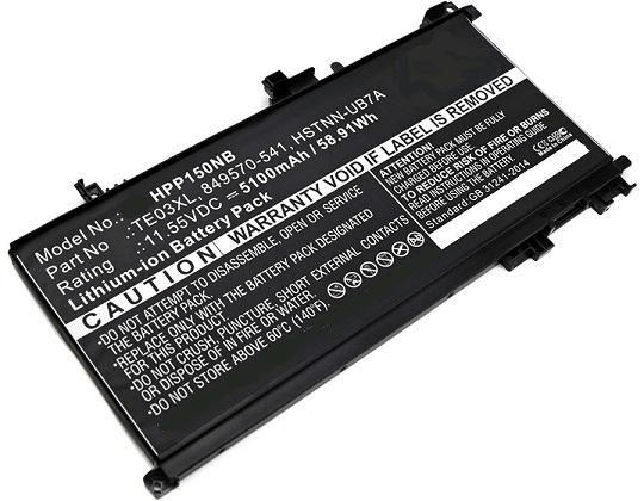 CoreParts MBXHP-BA0223 ricambio per laptop Batteria (Laptop Battery for HP 61.6Wh - 15.4V Li-Pol 4000mAh, Black, - Lapto CoreParts MBXHP-BA0223 ricamb