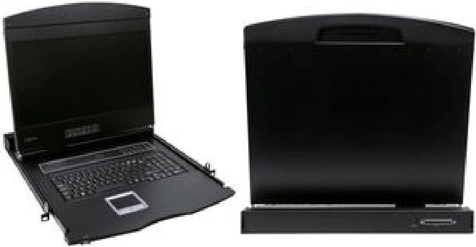 LogiLink KVM Konsole mit 19 Zoll Deutsches Keyboard