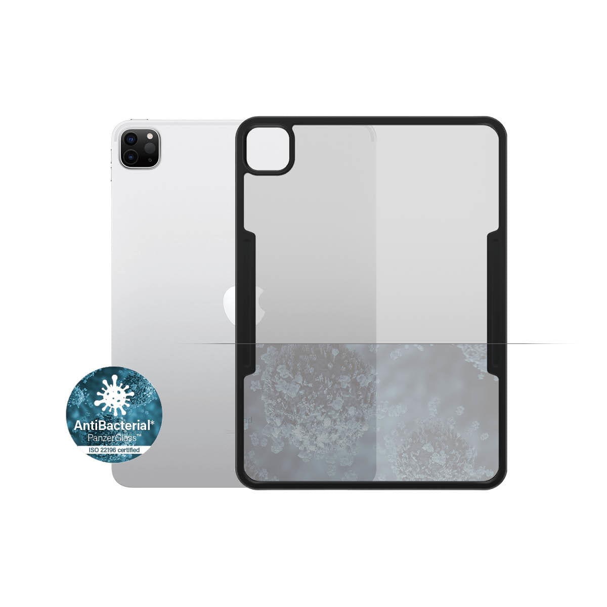 PanzerGlass 0311 custodia per cellulare 27,9 cm [11] Cover Nero (CLEARCASE BLACK AB - IPAD 11 [2018/20/21]) PanzerGlass 0311 custodia per cellulare 27
