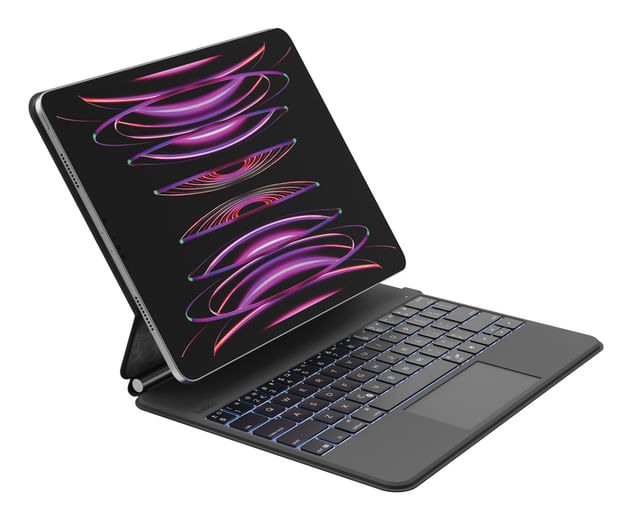Belkin PRO KEYBOARD WITH CASE AND MAGN - FOR IPAD PRO 12.9-IN Belkin Connect 32,8 cm (12.9") Cover a guscio Nero