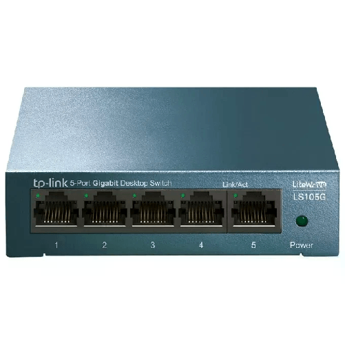 Tp-Link LS105G Switch di Rete Non Gestito Gigabit Ethernet 10-100-1000 Blu TP-Link LS105G Non gestito Gigabit Ethernet (10/100/1000) Blu
