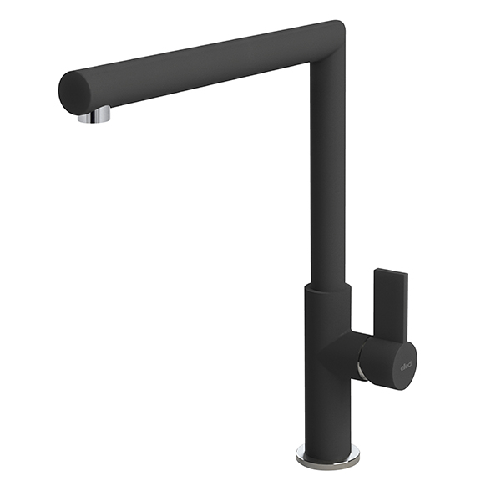 Elleci Rubinetto Miscelatore Cucina Ares Granitek Nero Full Black MGKARE40