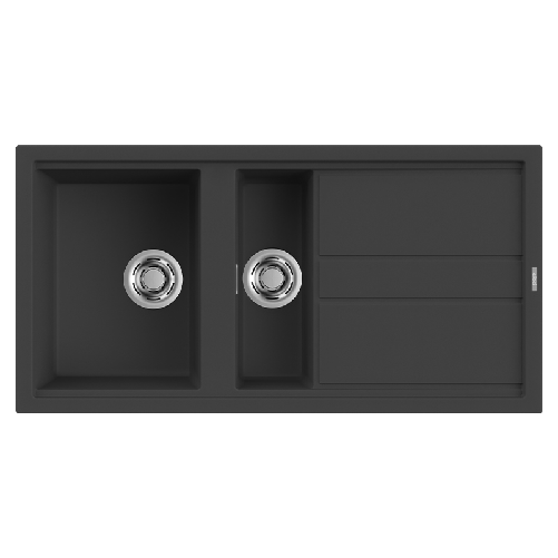 Elleci Lavello da incasso Best 475 Granitek Antracite LGB47559