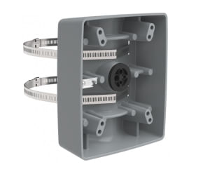 Axis T91B57 Monte (T91B57 POLE MOUNT GREY - T91B57, Mount, Universal, - Grey, Axis, Stainless steel, 1 pc[s] - Warranty: Axis 01446-001 security camer