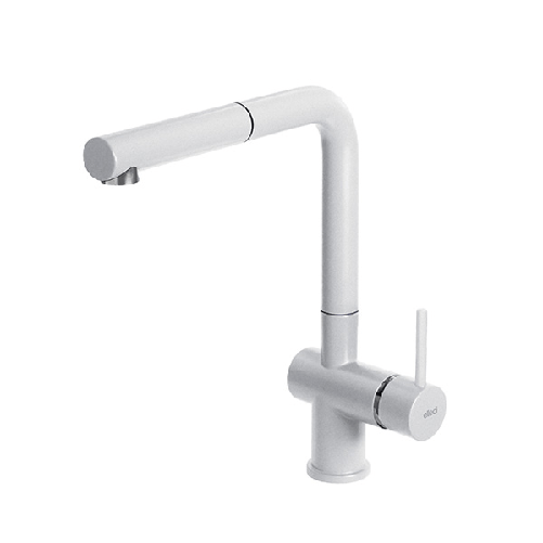 Elleci Rubinetto Miscelatore Cucina Stream Plus Keratek Bianco Assoluto MKKSTP96 Elleci Stream Plus K96 Bianco