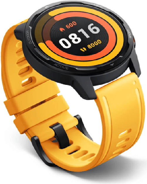Xiaomi S1 Smartwatch-Armband, gelbe Farbe (57983111750) Xiaomi Watch S1 Active Strap Cinghia Giallo Silicone