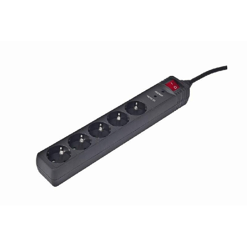 Gembird SPG5-C-15 StrÃ Æ Ã â Ã â Ã Â ̧mstÃ Æ Ã â Ã â Ã Â ̧dsbeskytter 5-stik 16A Sort EnerGenie SPG5-C-15 protezione da sovraccarico Nero 5 presa(e)