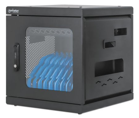 Manhattan 180924 portable device management cart& cabinet Armadio per la gestione dei dispositivi portatili Nero
