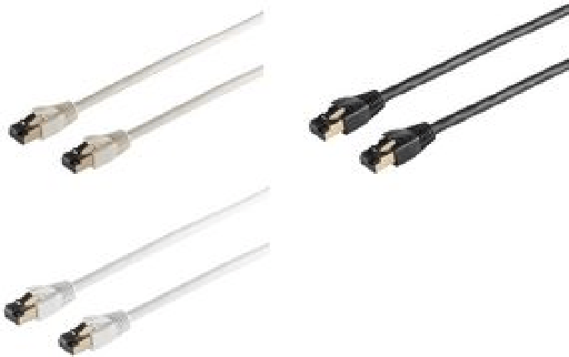 Shiverpeaks BASIC-S Patchkabel, Kat. 8, F/FTP, 5,0 m, grau RJ45 Stecker - RJ45 Stecker (8P8C), Belegung: EIA/TIA 568B, - shiverpeaks BS08-41050 cavo d