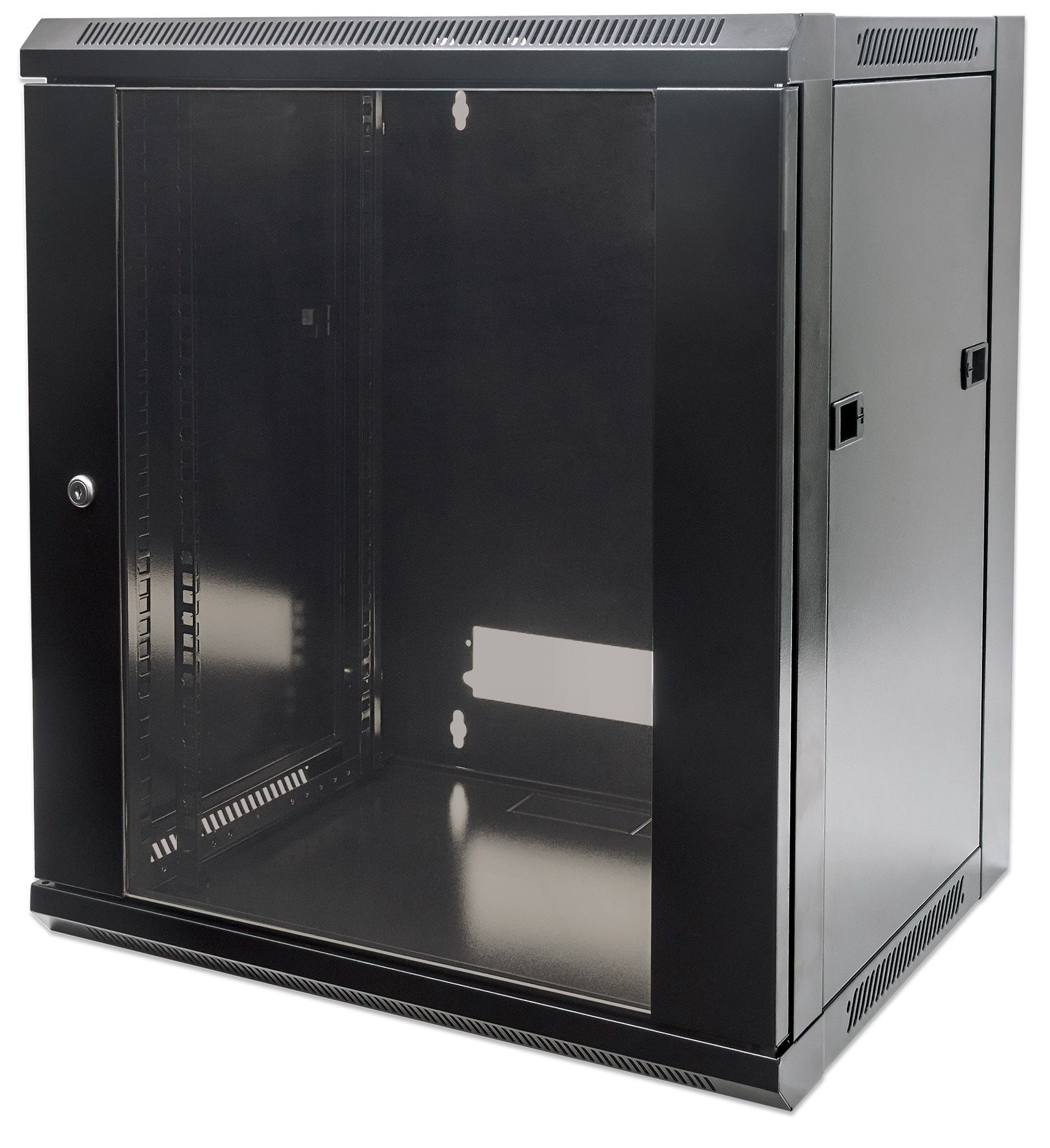 Intellinet 711869 rack 12U Da parete Nero (NETWORK CABINET WALL MOUNT 12U- - [STANDARD] 450MM BLACK FLATPACK) Intellinet 711869 rack 12U Da parete Ner