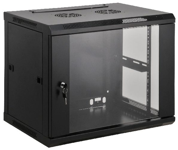Intellinet 712088 rack 12U Da parete Nero (NETWORK CABINET WALL MOUNT 12U- - [STANDARD 600MM BLACK ASSEMBLED) Intellinet 712088 rack 12U Da parete Ner