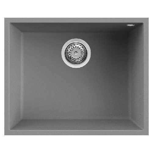 Elleci Lavello Incasso 1 vasca 54x44 Quadra 105 Sottotop Granitek Grigio Titanium LMQ10573BSO