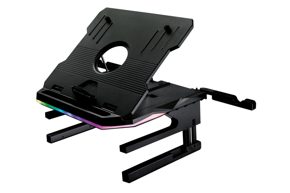 Verbatim SureFire PORTUS X2 Supporto per computer portatile Nero 43,9 cm [17.3] (PORTUS X2 FOLDABLE LAPTOP STAND SureFire PORTUS X2 Supporto per compu