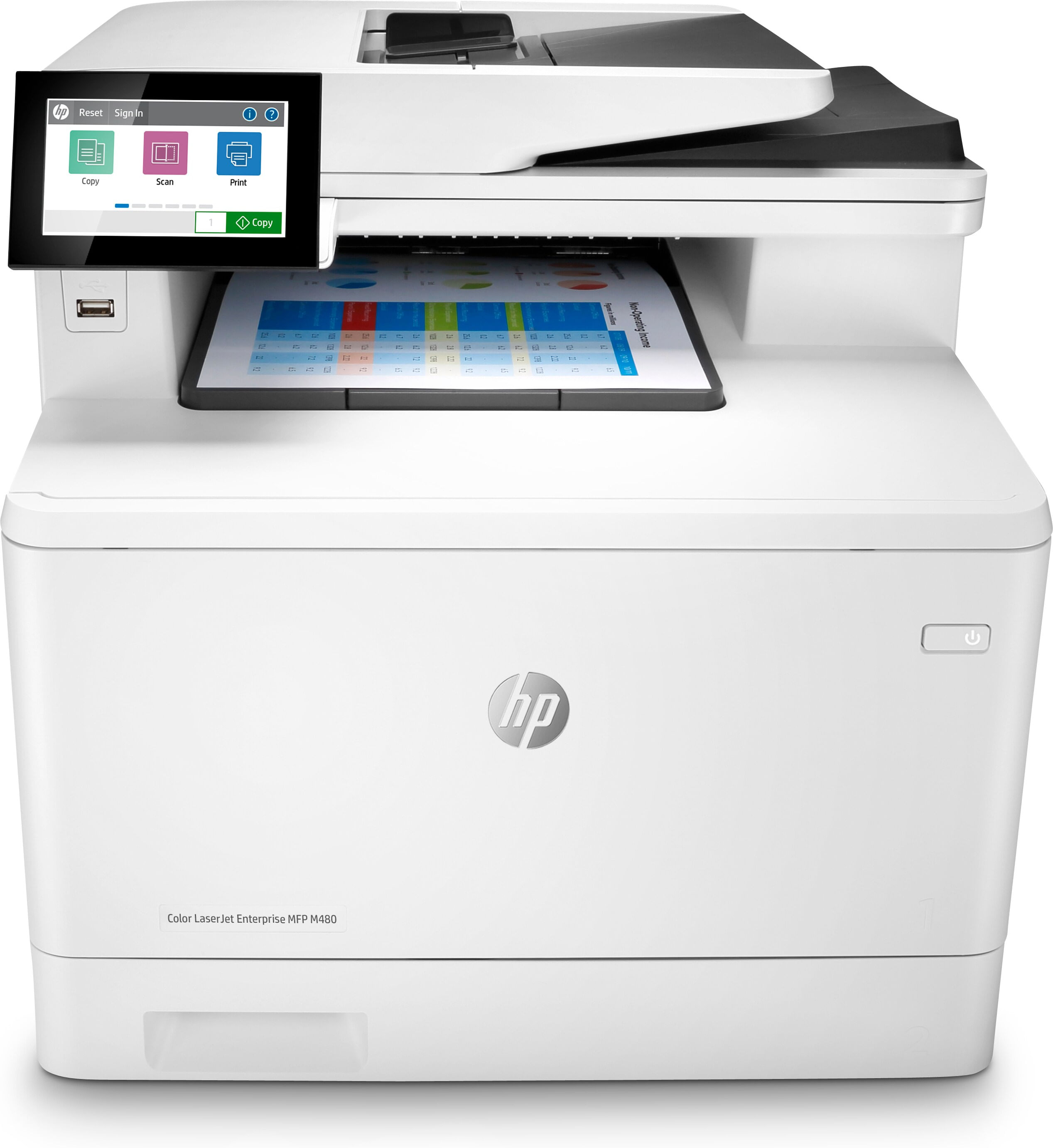 Hewlett Packard Enterprise HP Color LaserJet Enterprise LaserJet Enterprise M480f Multifunction Colore Stampante HP Color LaserJet Enterprise Stampant