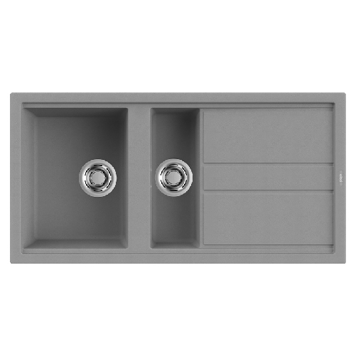 Elleci Lavello da incasso Best 475 Granitek Grigio Cemento LGB47548