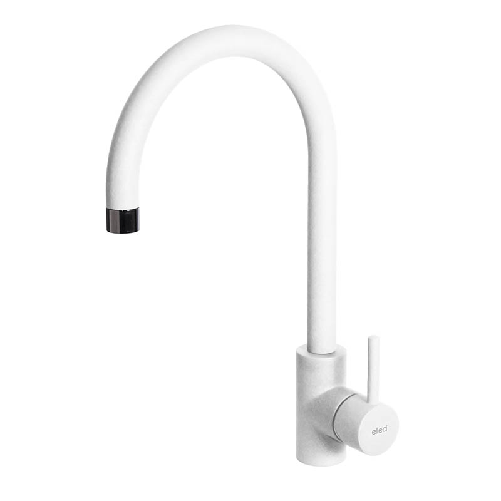 Elleci Rubinetto Miscelatore Cucina Cloud Keratek White Bianco Assoluto MKKCLO96