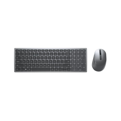 DELL KM7120W tastiera Mouse incluso RF senza fili + Bluetooth QWERTY Grigio, Titanio (MULTIDEVICE WRLS KEYBOARD MOUSE - DELL KM7120W tastiera Mouse in