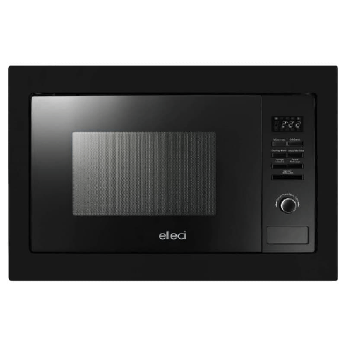 Elleci FGSP28140WS Forno a Microonde con Grill Capacita' 28 Litri Potenza 1100 W 8 Programmi Display LED Nero Elleci Forno a microonde Plano MW G40 FG
