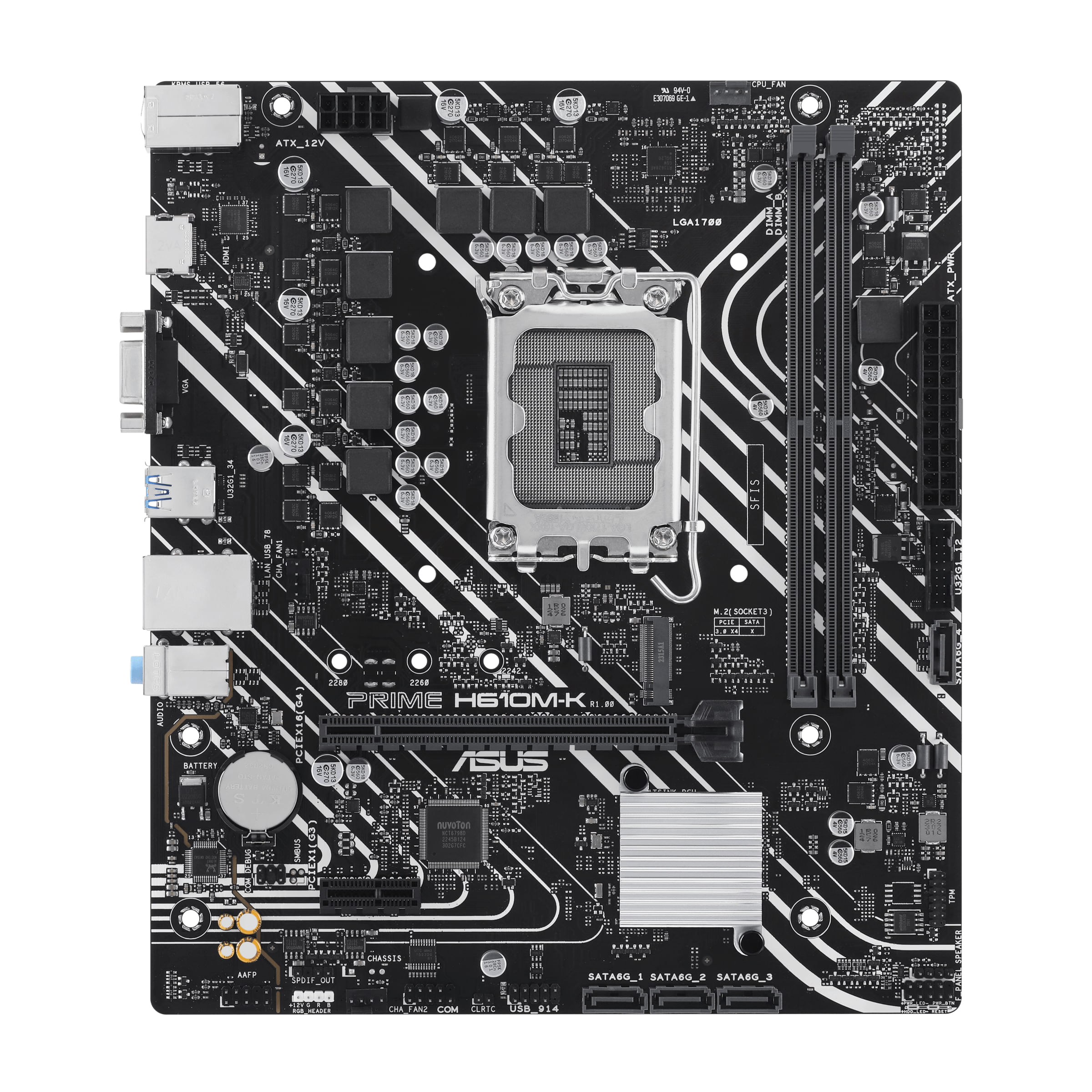ASUS Prime H610M-K (ASUS 1700 PRIME H610M-K M-ATX)
