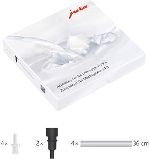 Jura Set accessori Jura 24117 per sistema latte HP3 trasparente JURA HP3