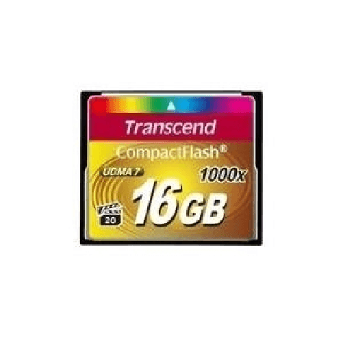 TRANSCEND - USB FLASH MEMORY Transcend CompactFlash Card 1000x 16GB MLC Transcend CompactFlash Card 1000x 16GB MLC