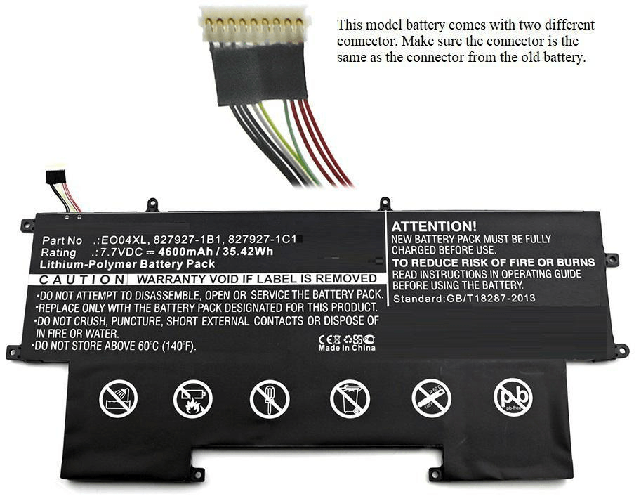 CoreParts MBXHP-BA0095 ricambio per laptop Batteria (Laptop Battery for HP 35Wh - Li-Pol 7.7V 4600mAh Black, - 35Wh Li-P CoreParts MBXHP-BA0095 ricamb