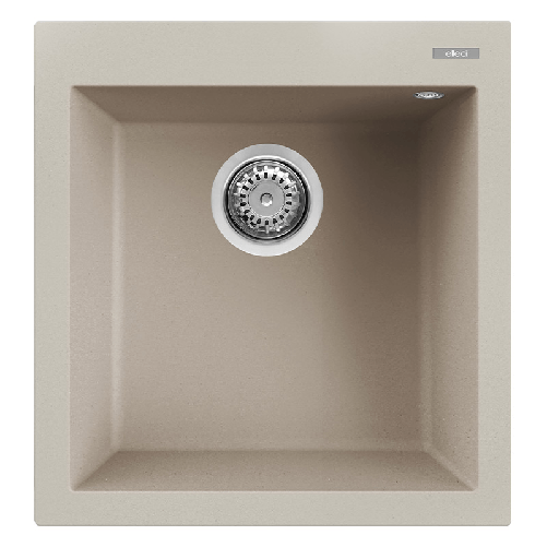 Elleci Lavello Incasso 1 vasca 47x50 Quadra 102 Keratek Champagne LKQ10295