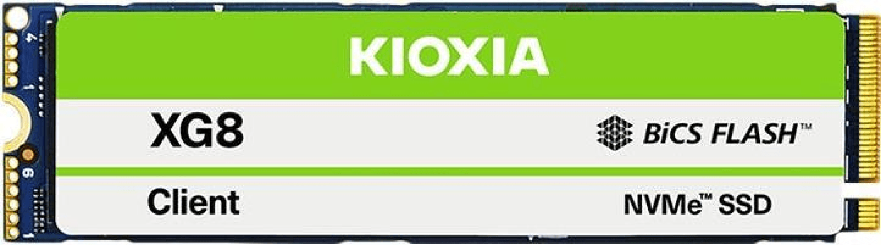 Kioxia XG8 M.2 2048 GB PCI Express 4.0 BiCS FLASH TLC NVMe (KIOXIA XG8 Series KXG80ZNV2T04 - SSD - 2048 GB - interno - M Kioxia XG8 2,05 TB M.2 PCI Ex