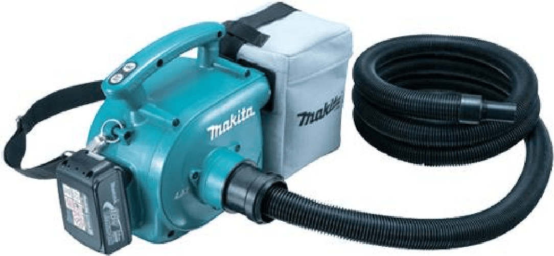 Makita Aspirapolvere senza fili 18 V DVC350Z senza batteria e caricabatterie Makita DVC350Z estrattore di polvere Nero, Blu, Grigio
